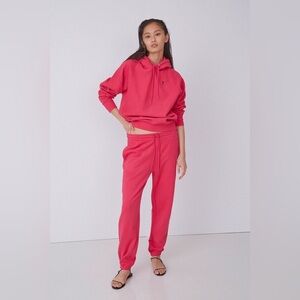 NWT Thakoon designer barbie pink brushed sweatpants